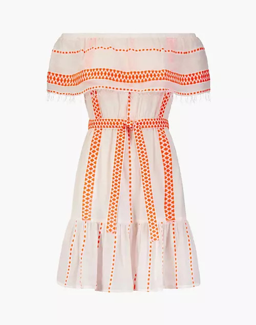 lemlem™ Jemari Off-Shoulder Ruffle Dress | Madewell