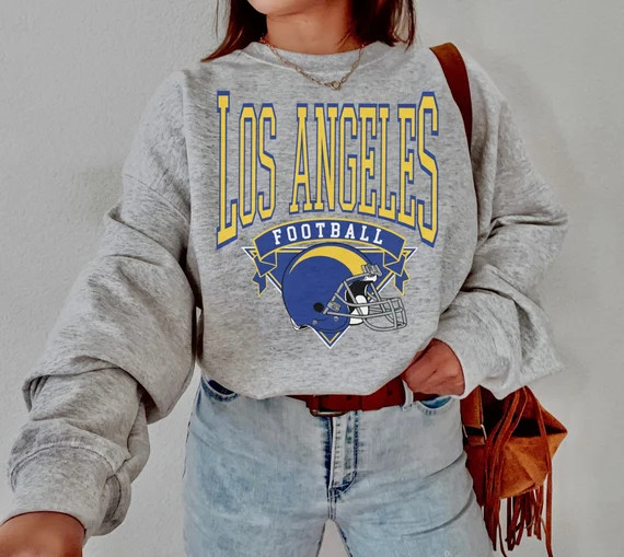 Los Angeles Rams Sweatshirt  Vintage Style Los Angeles Ram | Etsy | Etsy (US)