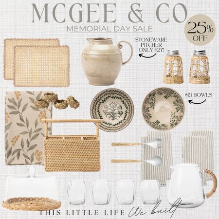 McGee and Co Sale / McGee and Co Memorial Day Sale /  / Patio Entertaining / Patio Flatware / Patio Serving / Outdoor Placemats / Outdoor Table Linens / Outdoor Lighting / Outdoor Dining / 

#LTKSaleAlert #LTKSeasonal #LTKHome