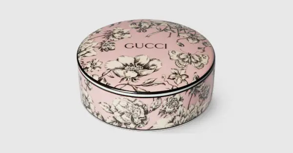 Gucci Gucci Flora Sketch print round box | Gucci (US)