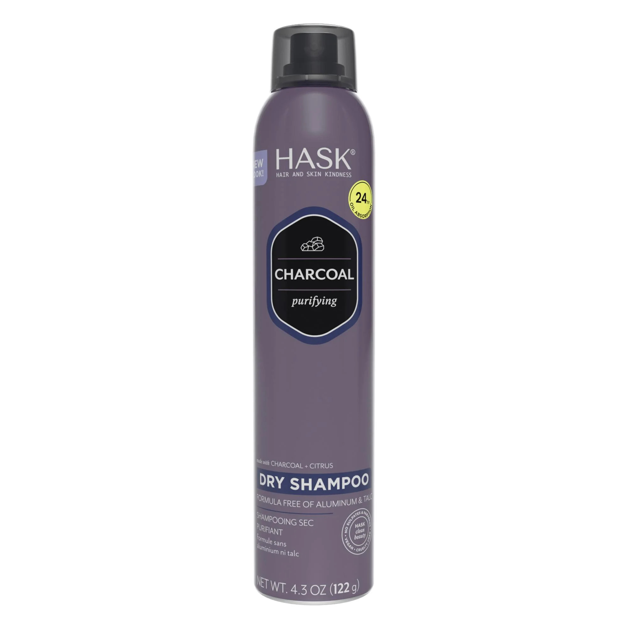 Hask Charcoal & Citrus Purifying Oil Control Dry Shampoo, 4.3 oz | Walmart (US)