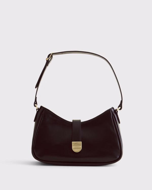 Women's Vegan Leather Shoulder Bag | Women's Accessories | Abercrombie.com | Abercrombie & Fitch (US)