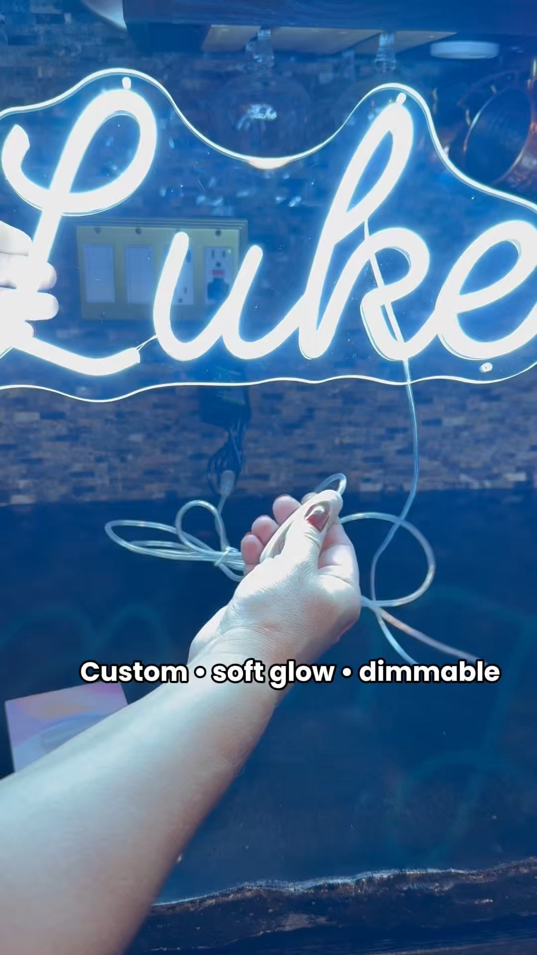 Okay but why do custom name things get me every time 🥹
We added one of these neon signs for Luke so now all the boys officially have one, and once it’s dimmed the glow is actually really soft and cozy — perfect for a nursery or kids’ room without being too bright.

It comes with all the mounting hardware, was easy to set up, and makes such a fun (and different) gift idea… especially for those hard-to-buy-for people.

It’s also 75% off right now (only $9.99, normally $39.99), which feels kind of wild for something custom.

👉 Comment and I’ll send you the exclusive discount code!

#LTKGiftGuide #LTKHome #LTKHoliday