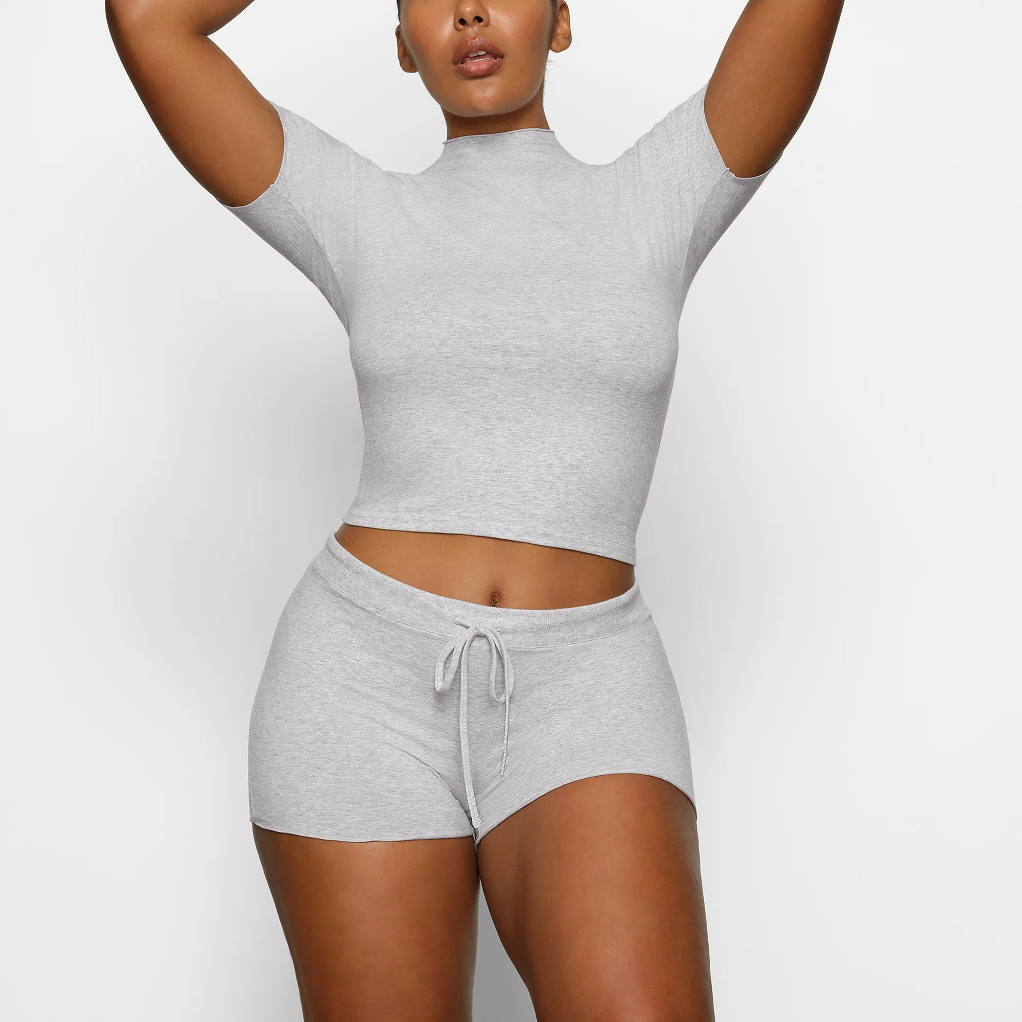 SKIMS Short | Grey | XL | Cotton Jersey | SKIMS (US)