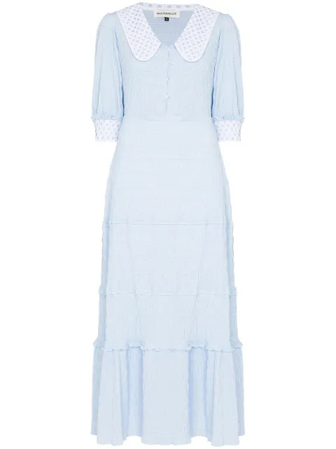 crochet-trim maxi dress | Farfetch (AU)