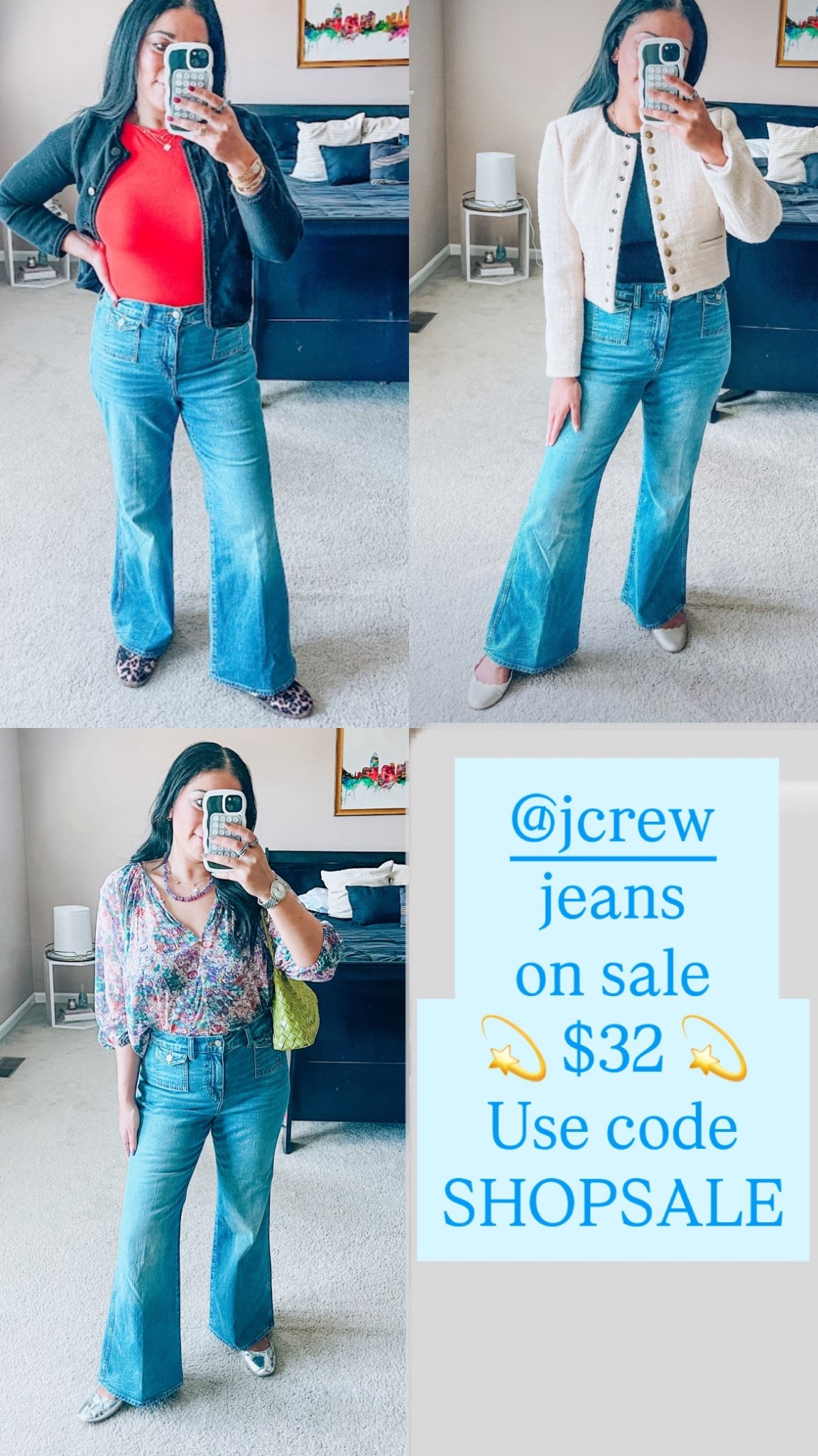 Jcrew jeans
Jcrew sale
Jeans under $35
Wide leg denim


#LTKootd #LTKgrwm #LTKSaleAlert
