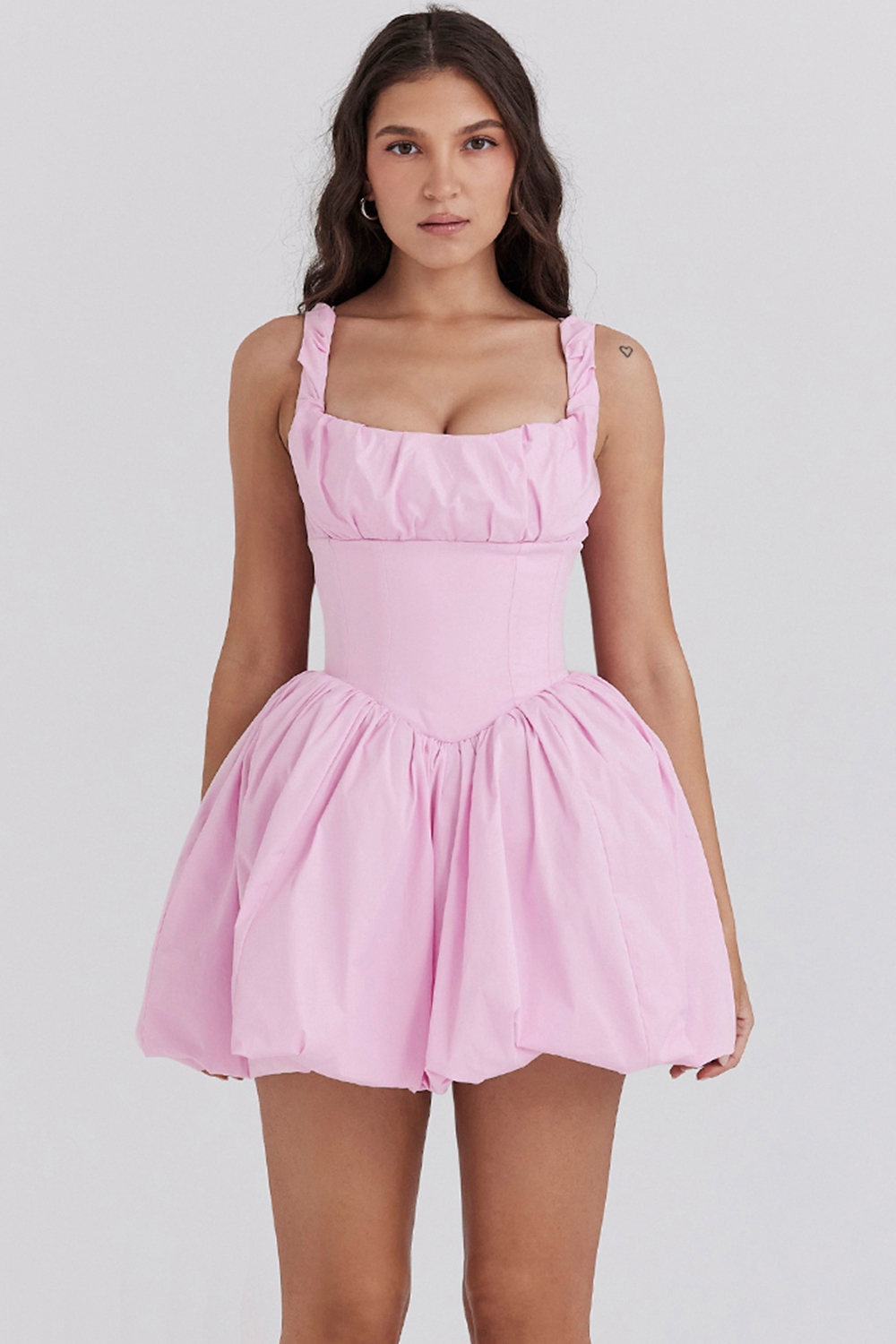 cotton candy cotton tulle mini dress | House of CB