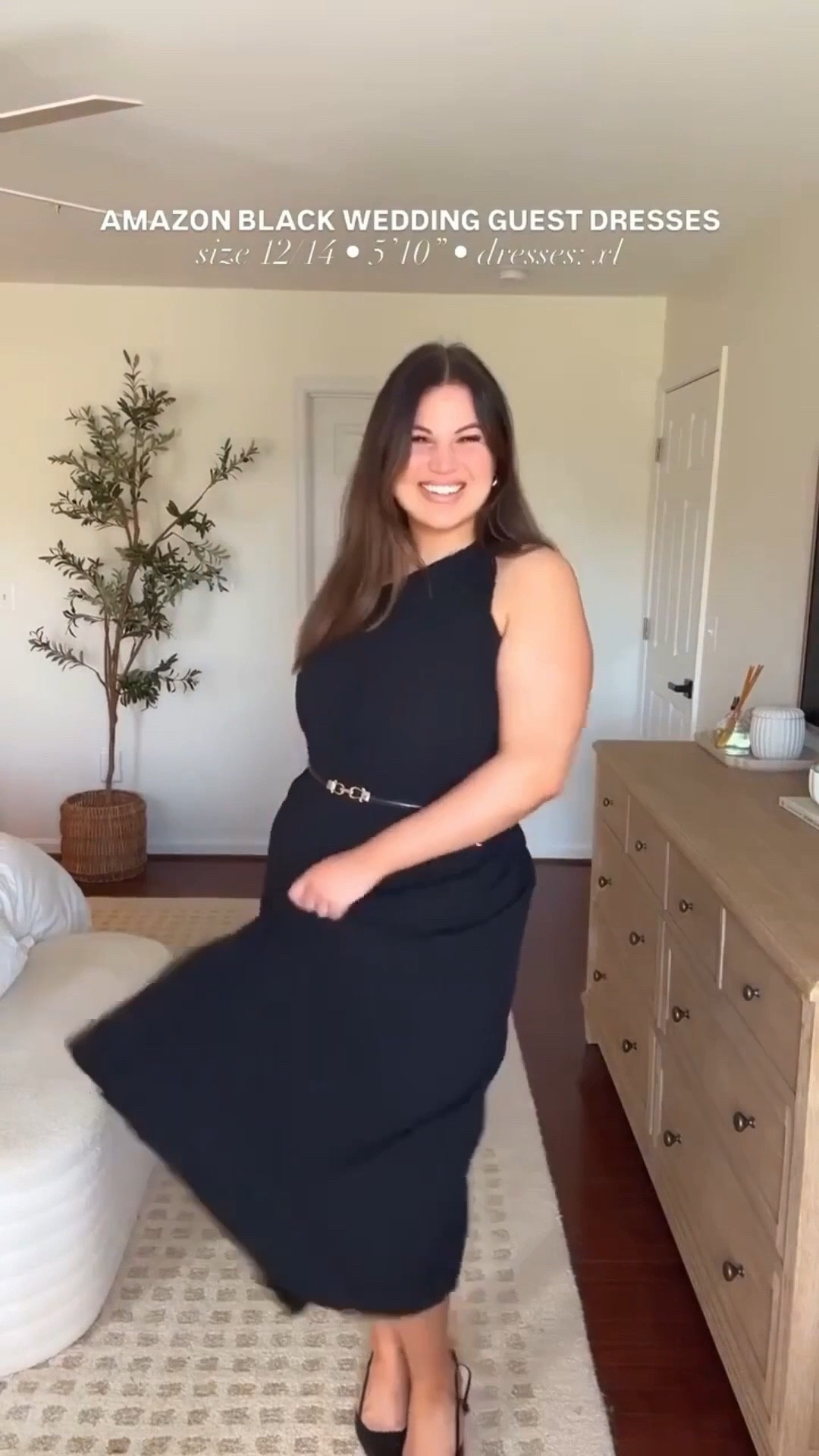 Black wedding guest dresses all from Amazon!

Wearing a size XL in all the dresses 



#LTKootd #LTKMidsize #LTKWedding