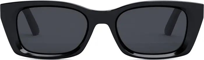 'DiorMidnight S3I 52mm Rectangular Sunglasses | Nordstrom