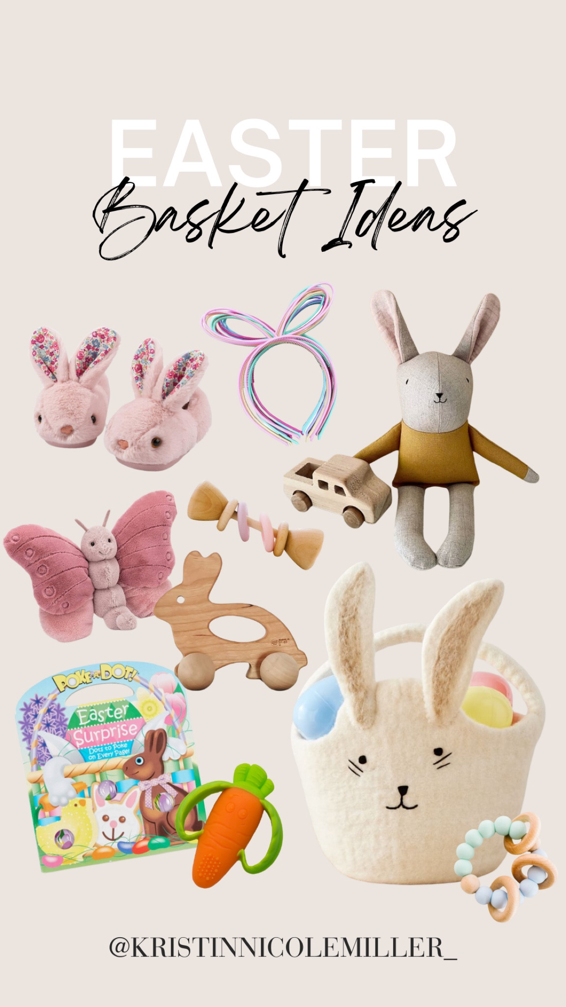 Easter basket stuffer ideas!! 

Plush toys, basket, books, headbands, toys, toddlers

#LTKSeasonal #LTKfindsunder100 #LTKkids