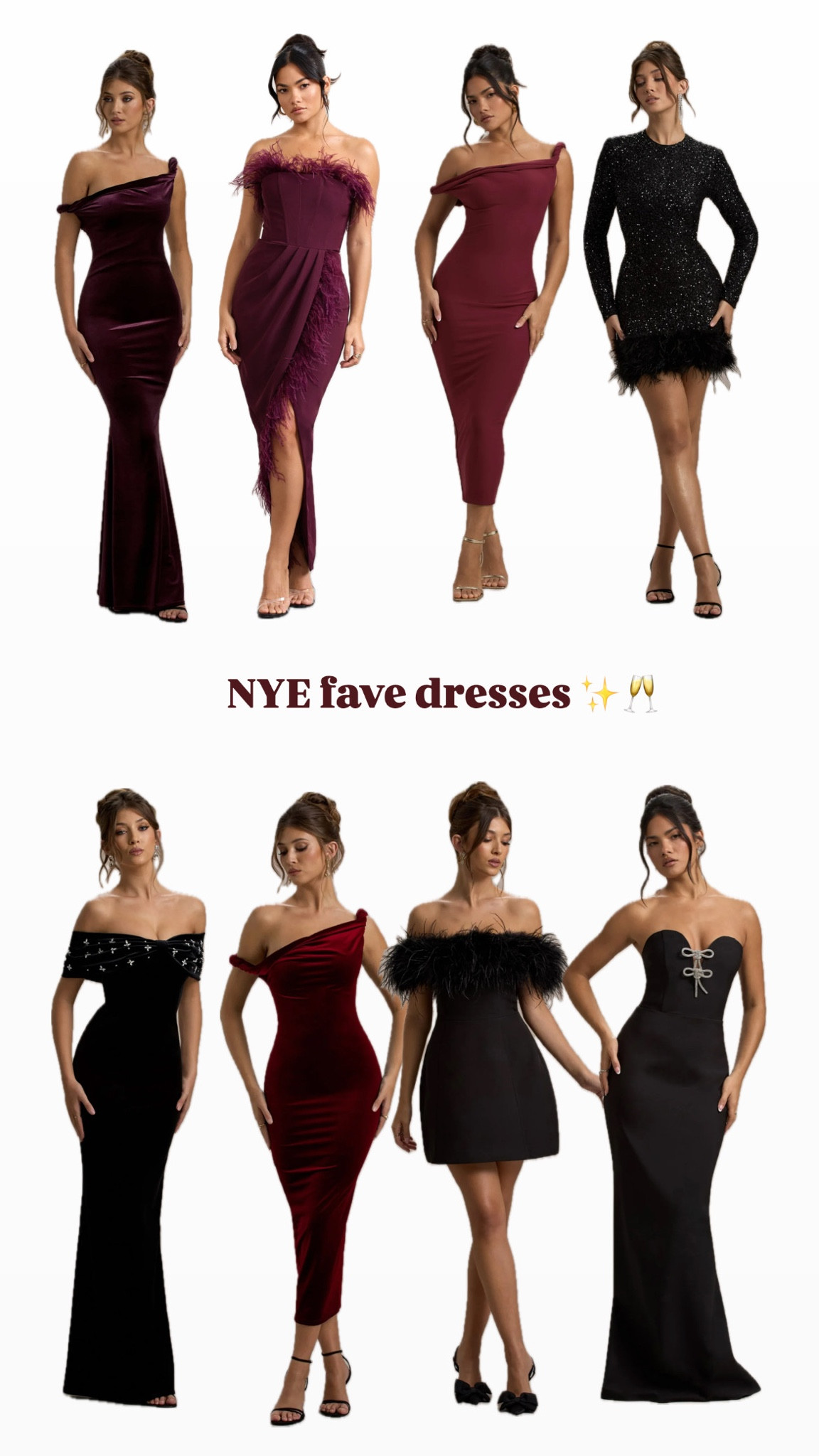 NYE fave dresses 🥂✨🍾🪩💃🏼

Party wear, winter wedding , Christmas , Xmas party, New Year’s Eve 

#LTKuk #LTKpartywear #LTKwinter
