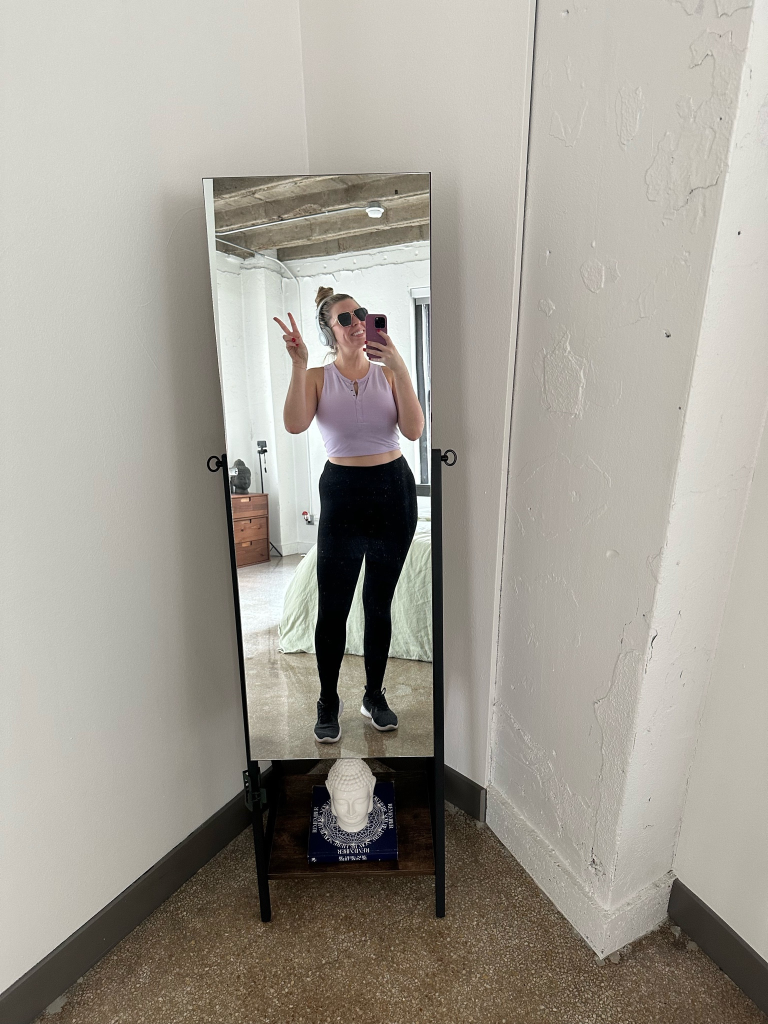 An easy workout outfit! The lilac active Henley top is sold out but the other colors are available and on SALE! 

#LTKActive #LTKStyleTip #LTKFindsUnder100