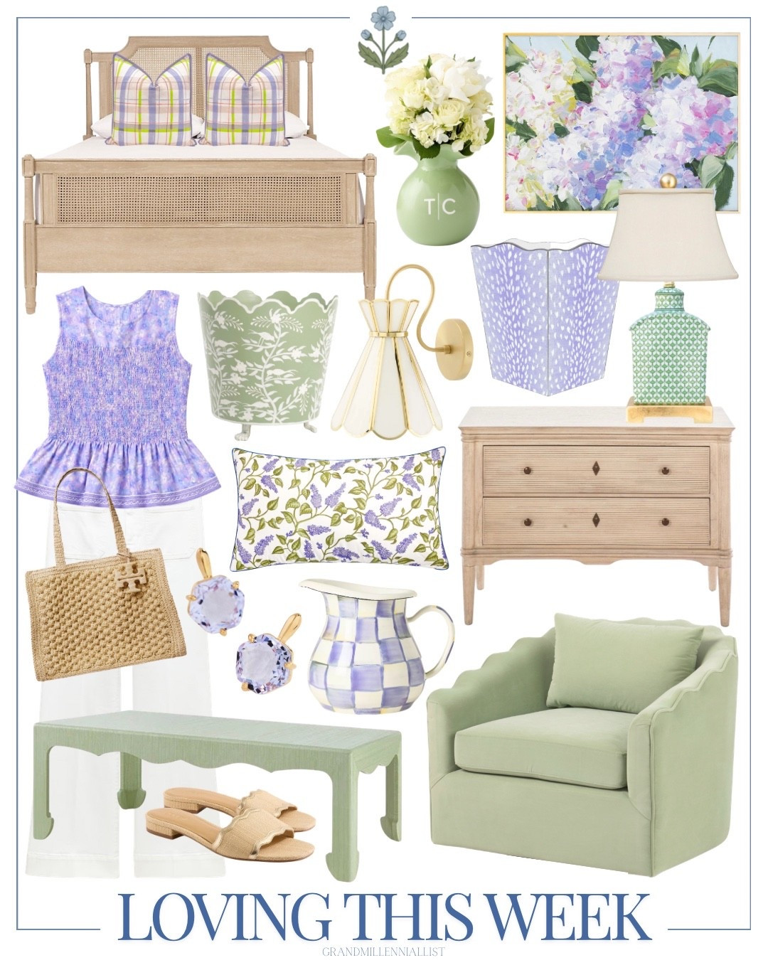 Pretty finds this week! 

Lavender and green style outfit home summer style

#LTKootd #LTKSeasonal #LTKHome