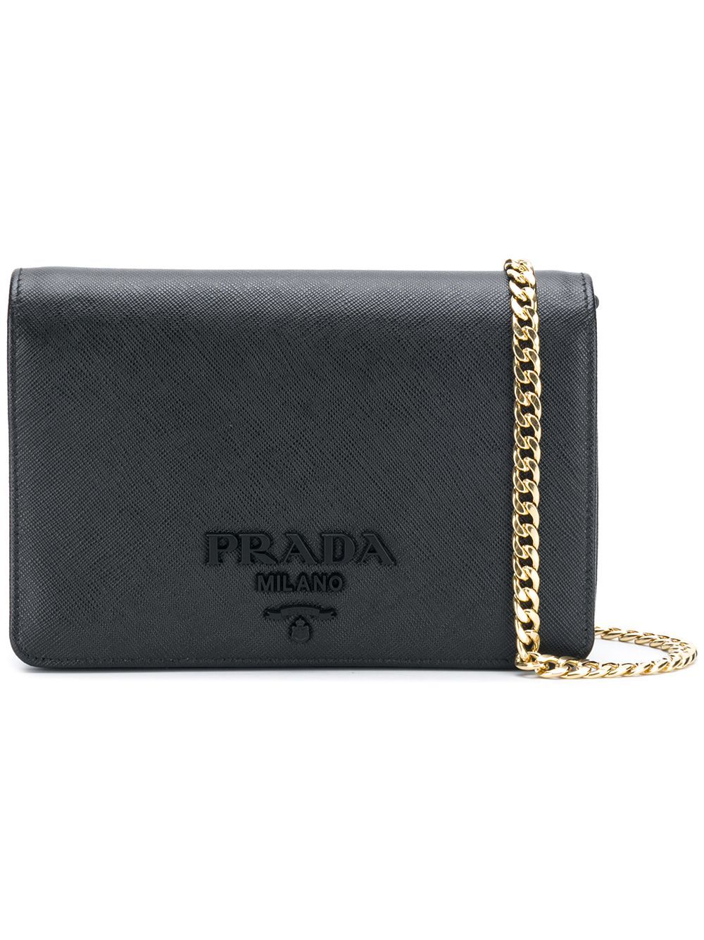 Prada chain wallet - Black | FarFetch Global