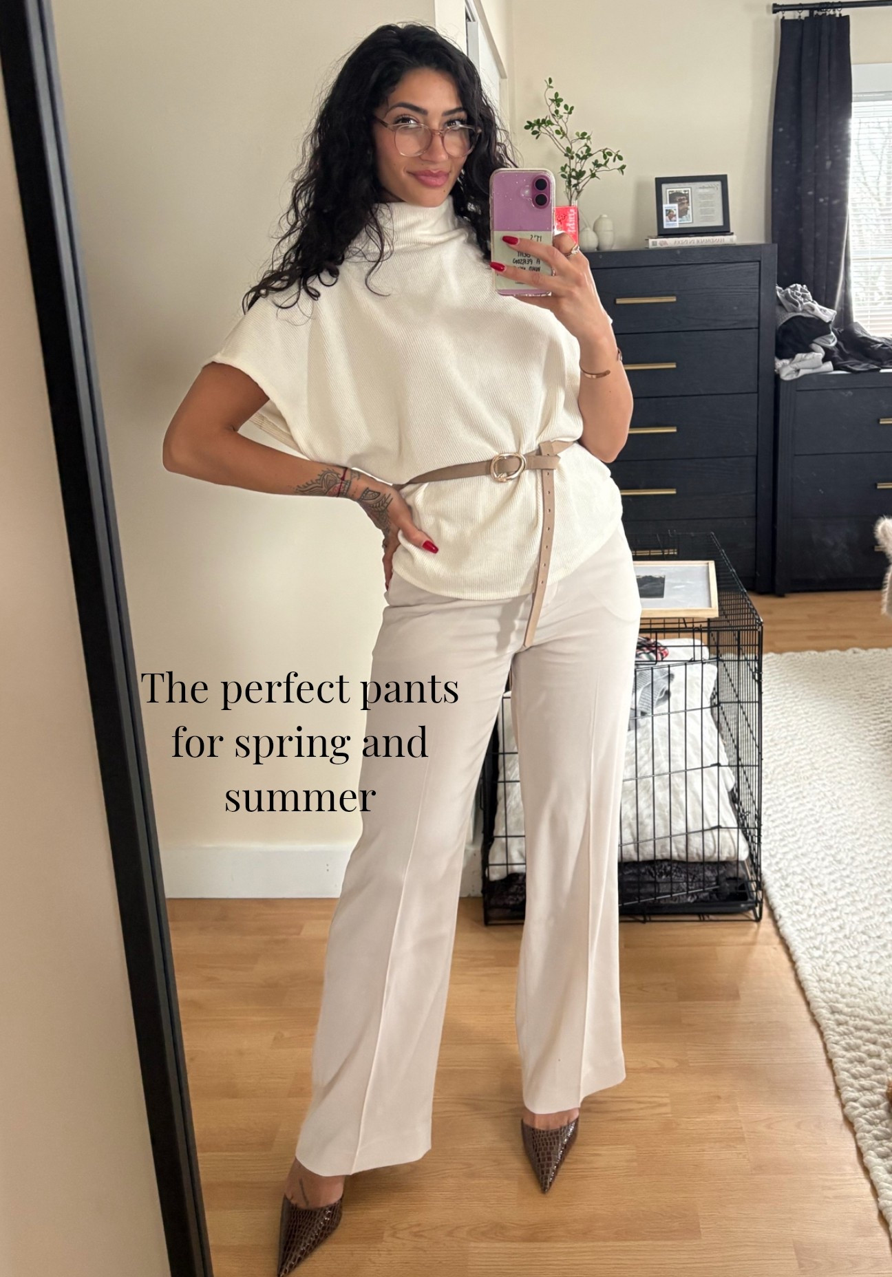 So lightweight and flattering 🫶🏽 might have to buy these in every color! @Quince

#LTKgrwm #LTKootd #LTKWorkwear