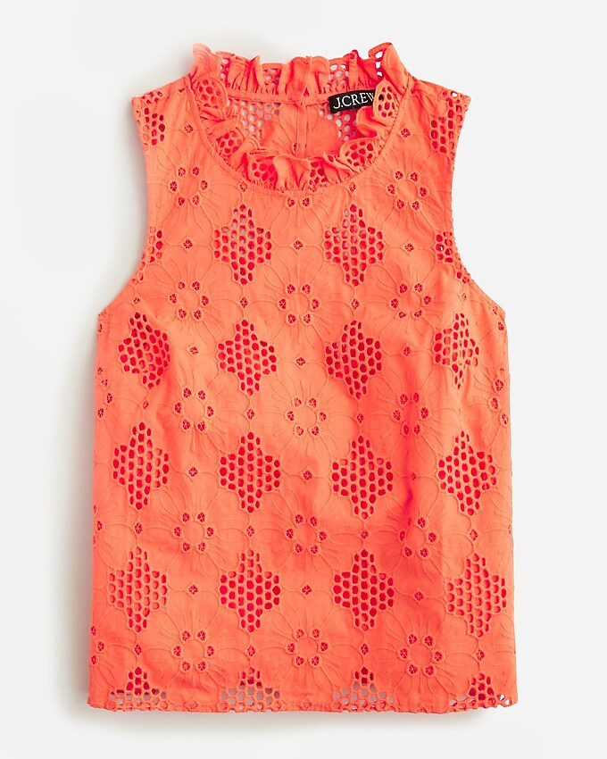 Fleur top in eyelet | J. Crew US
