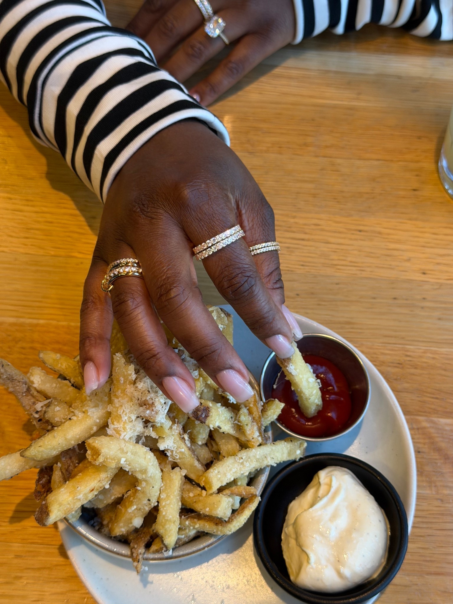 Truffle Fries For the Lady? #GarnishedInGold 

#LTKgrwm #LTKootd #LTKMidsize