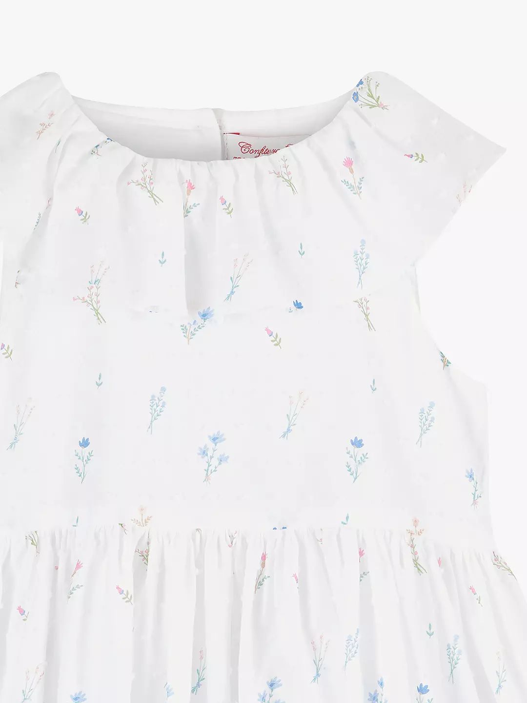 Trotters Kids' Francis Willow Sun Dress, White | John Lewis (UK)