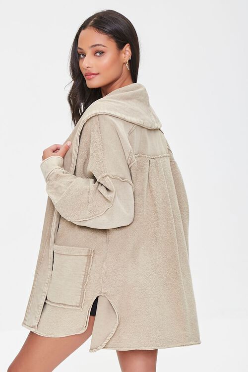 Textured Drop-Sleeve Jacket | Forever 21 (US)