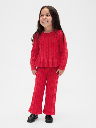 Baby & Toddler Cable-Knit Sweater Set | Gap (CA)