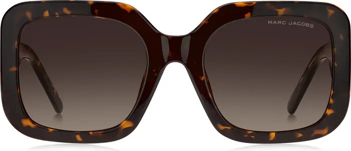 53mm Gradient Polarized Square Sunglasses | Nordstrom