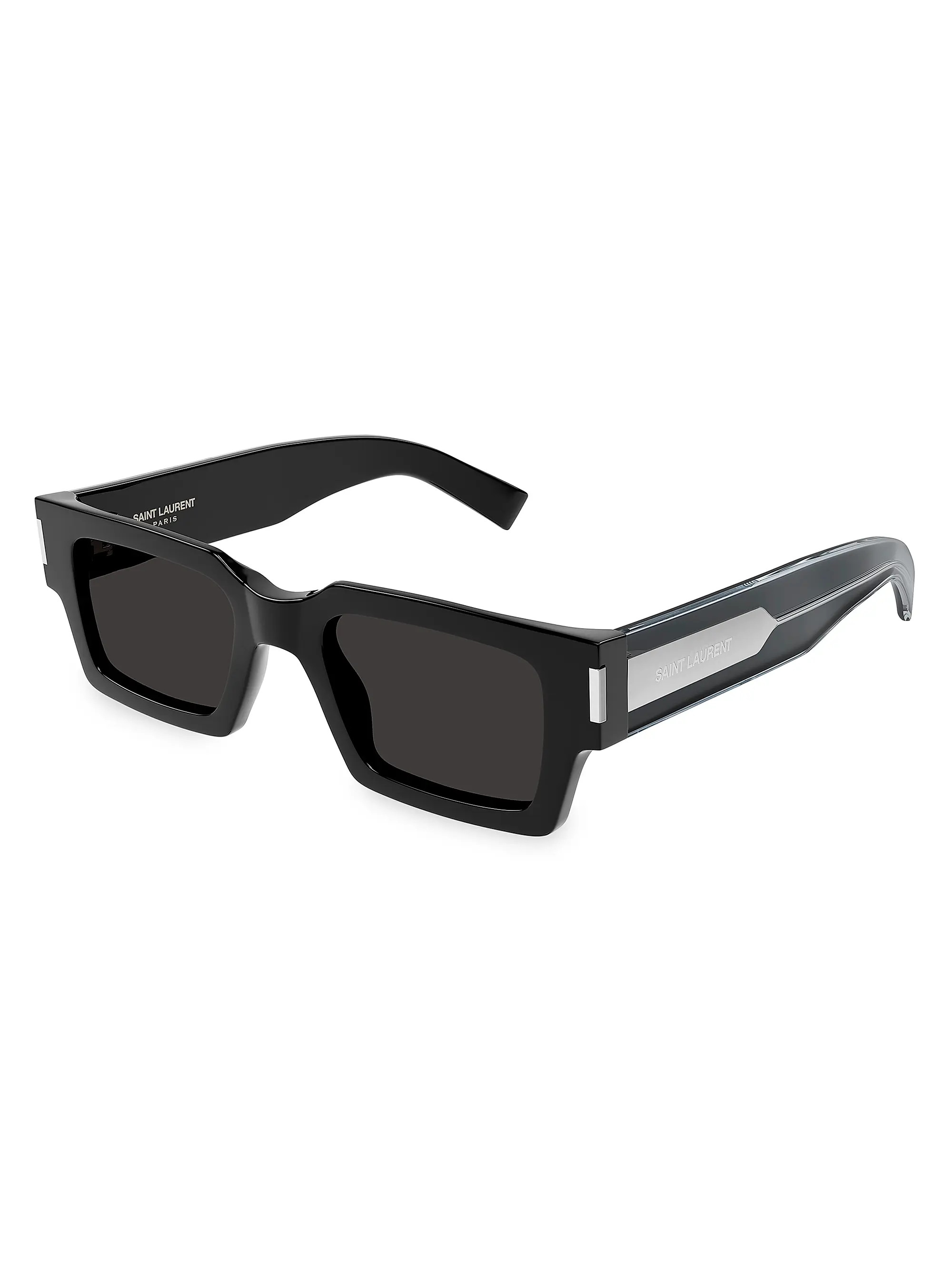 Naked Wirecore 50MM Rectangular Acetate Sunglasses | Saks Fifth Avenue