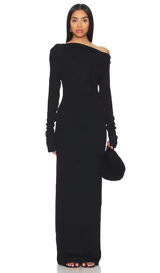 Reyna Maxi Dress in Black | Revolve Clothing (Global)