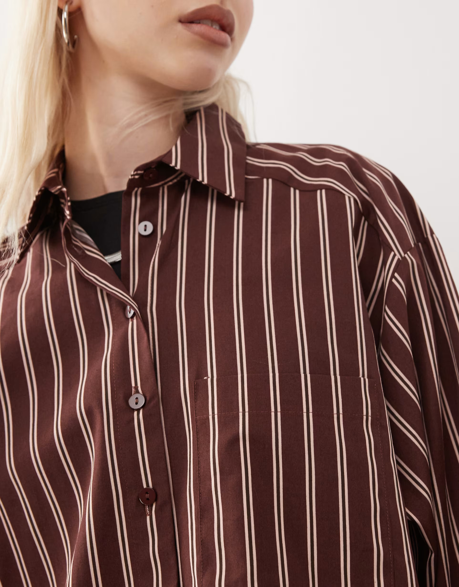 COLLUSION oversized shirt in stripe | ASOS | ASOS (Global)