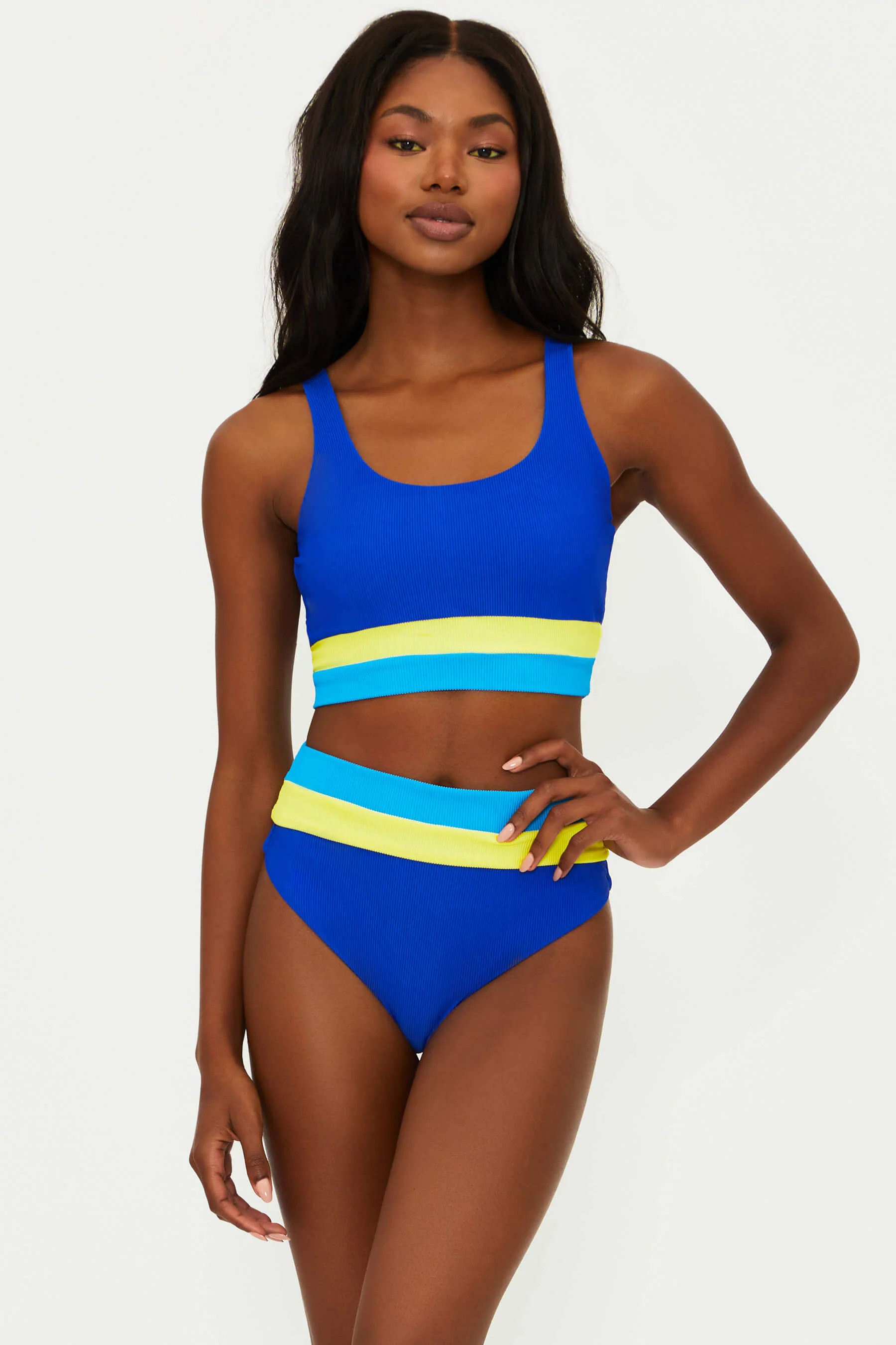 Mackenzie Top Riviera Colorblock | Swim Top | Beach Riot | Beach Riot