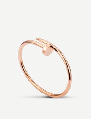 Juste un Clou 18ct pink-gold bracelet | Selfridges