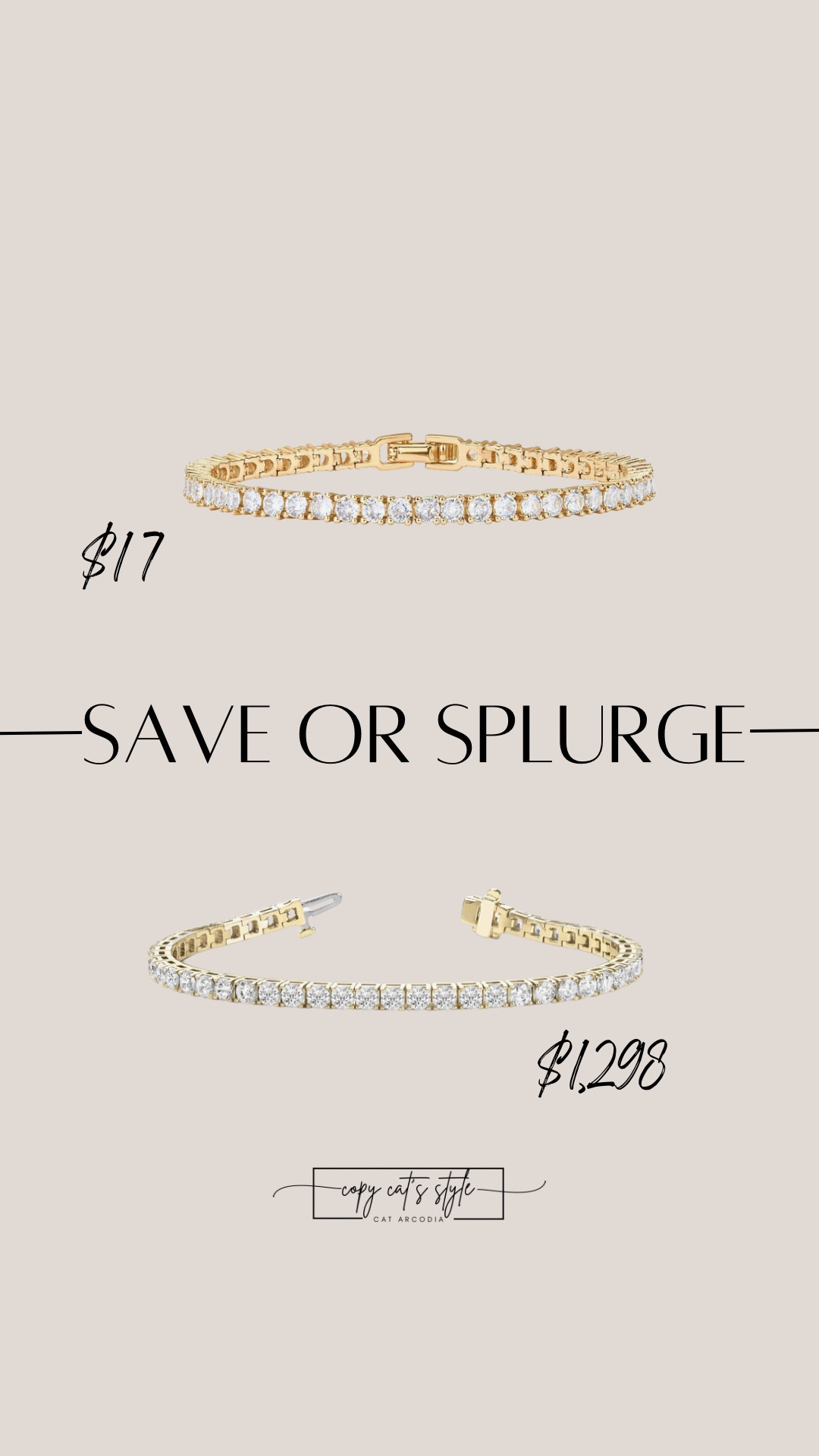 Save or splurge on jewelry. Amazon designer jewelry look alikes. 

#LTKFindsUnder50 #LTKStyleTip #LTKSaleAlert