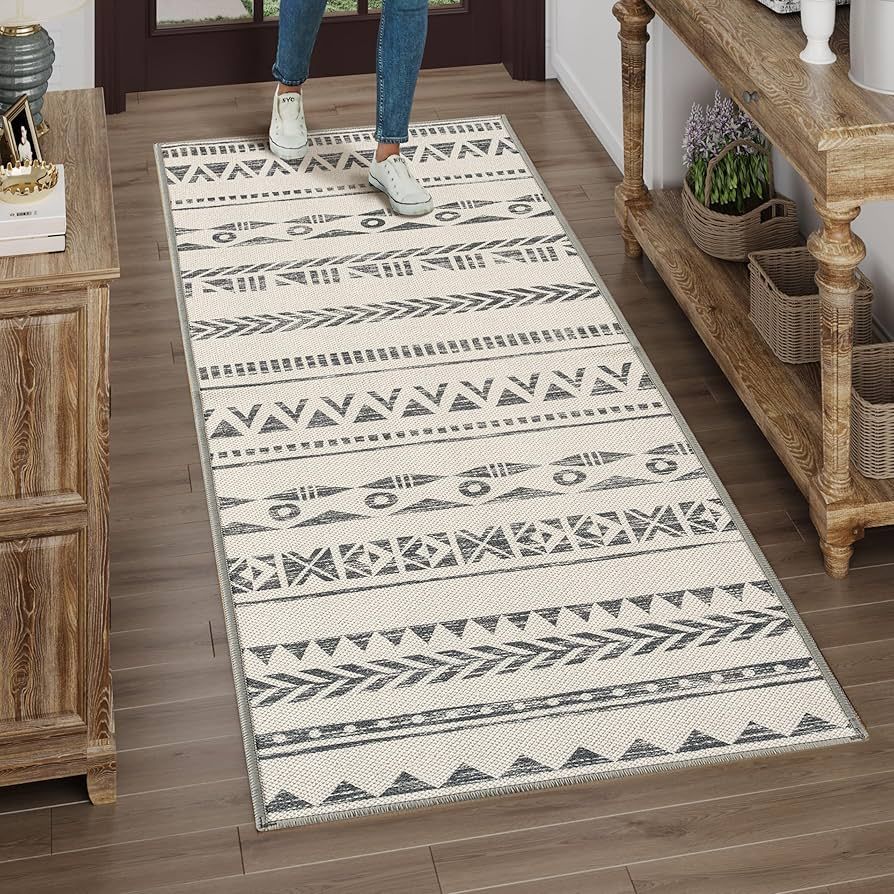 Runners for Hallways Kitchen Runner Rug Non Slip 2x6 Washable Runner Rugs Tear and Stain Resistan... | Amazon (US)