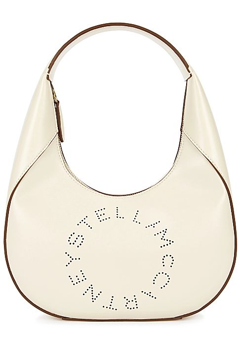 Stella Logo small faux leather shoulder bag | Harvey Nichols 