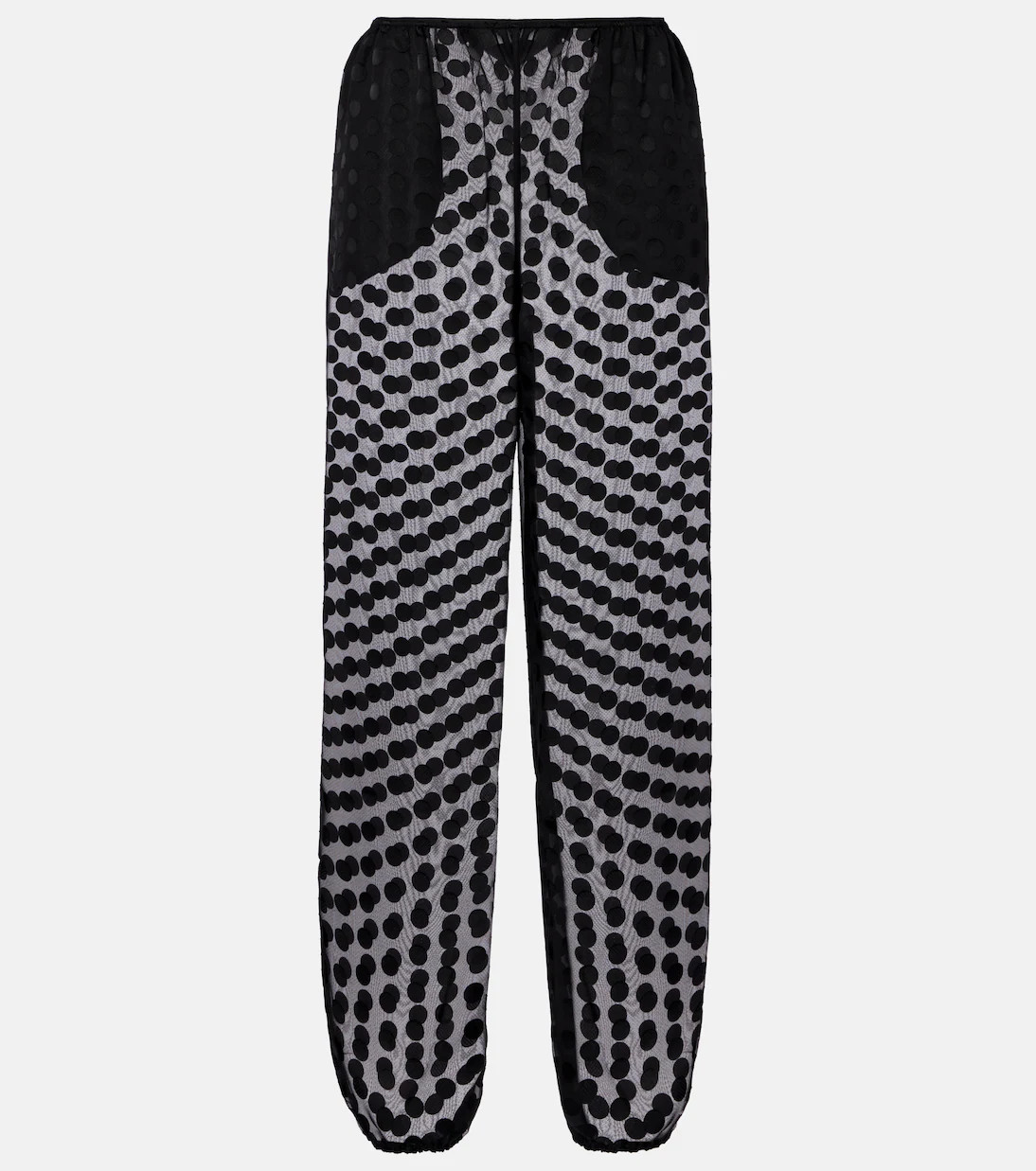 Orissa polka-dot sheer wide-leg pants | Mytheresa (UK)