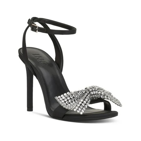INC Womens Nemmzi Rhinestone Ankle Strap Heels | Walmart (US)