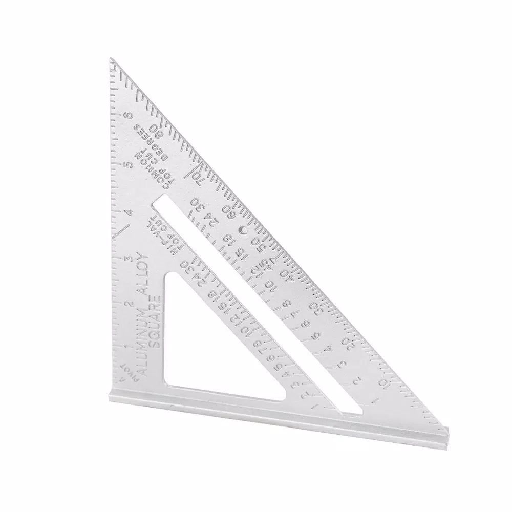 7 in. Aluminum Speed Square High Precision Layout Tool | The Home Depot