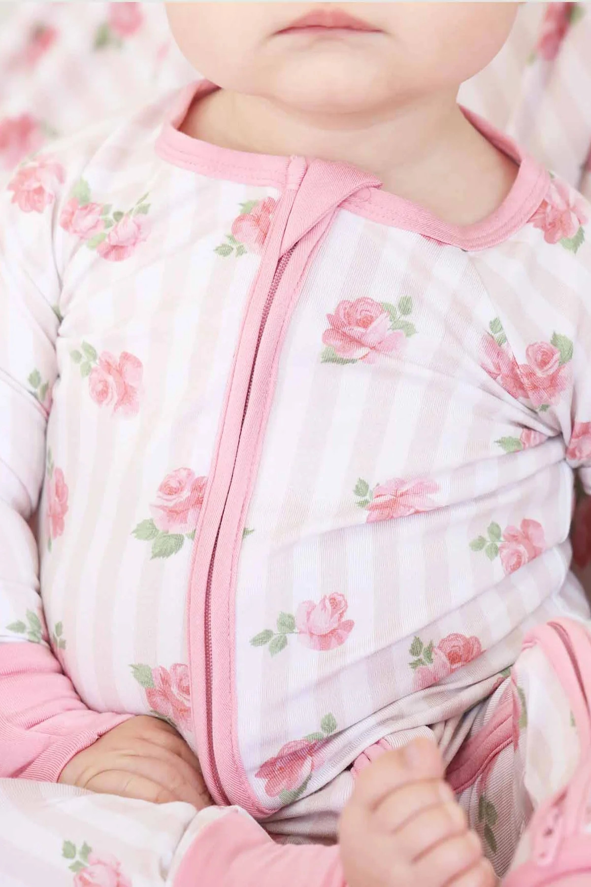 Rosy & Cozy Convertible Zip Romper | Caden Lane