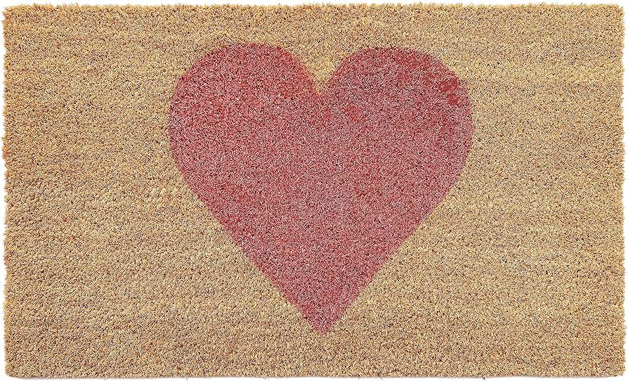 Calloway Mills Madison Heart Doormat (Pink, 24" x 36") | Amazon (US)