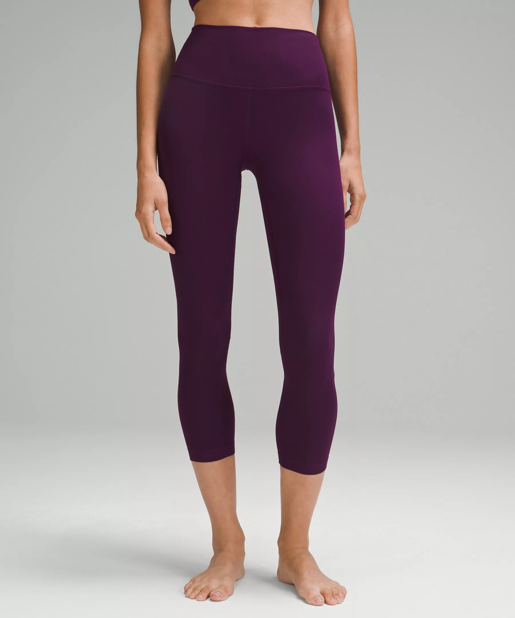 lululemon Align™ Ribbed High-Rise Crop 23" | Lululemon (US)