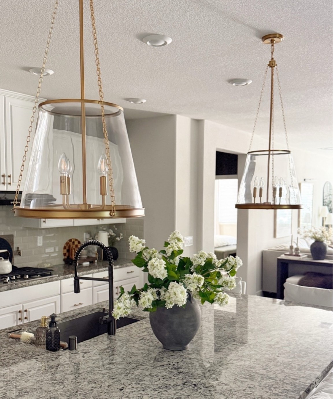 Kitchen pendant lights | kitchen favorites | gold and glass pendants

#LTKHome #LTKSaleAlert