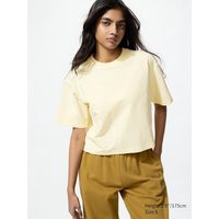Uniqlo - Jersey T-shirt (texturiert) - Gelb | UNIQLO (DE)
