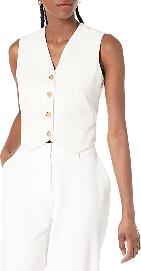 The Drop Women's Sadie Cropped Slim Vest | Amazon (US)