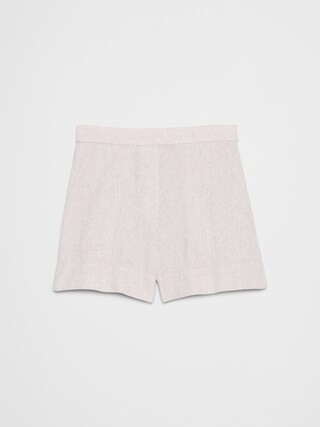 Linen-Blend High-Rise Pull-On Short | Banana Republic Factory