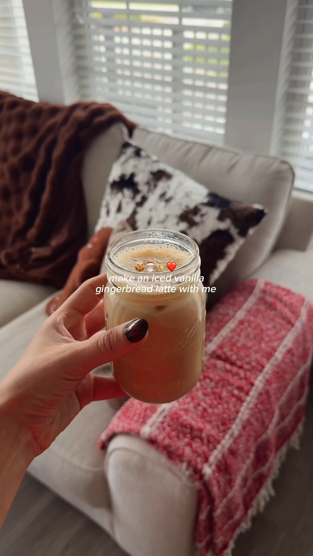 festive iced coffee is the best! also my pj set is only $25 and sooo comfy☺️❤️ 

#LTKCyberWeek #LTKHoliday #LTKGiftGuide