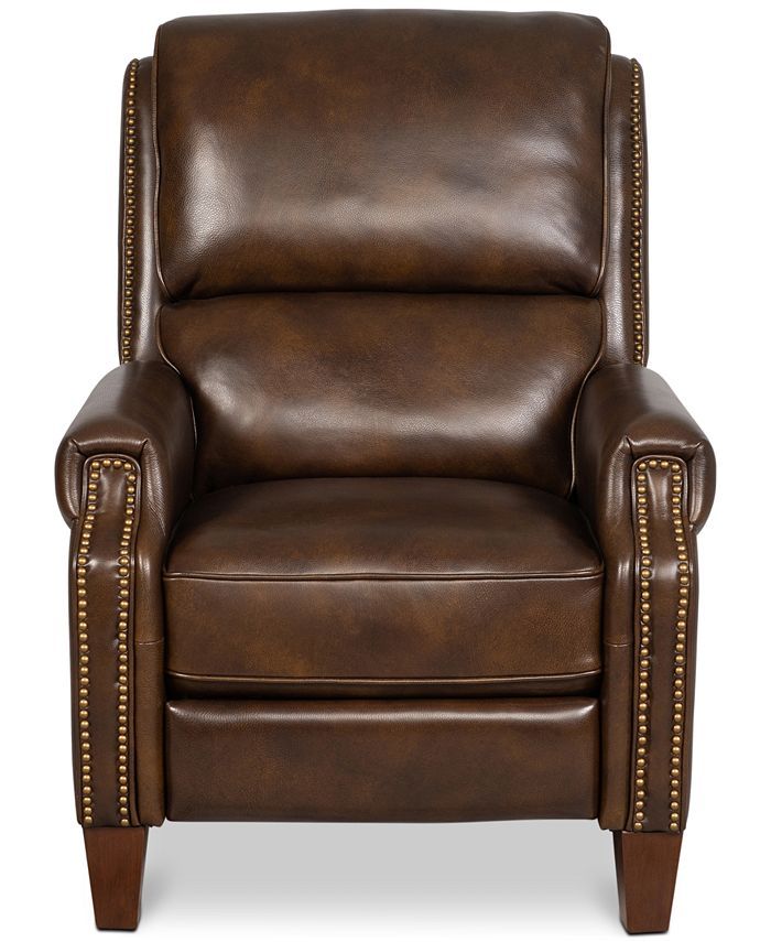 Arianlee Leather Push Back Recliner | Macys (US)