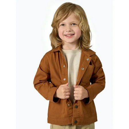 Modern Moments by Gerber Toddler Boy Workwear Shirt, Sizes 12M-5T | Walmart (US)