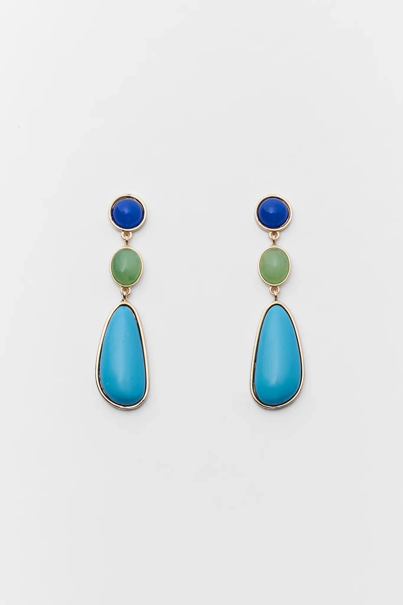 Grace Blue Drop Earrings | Avara