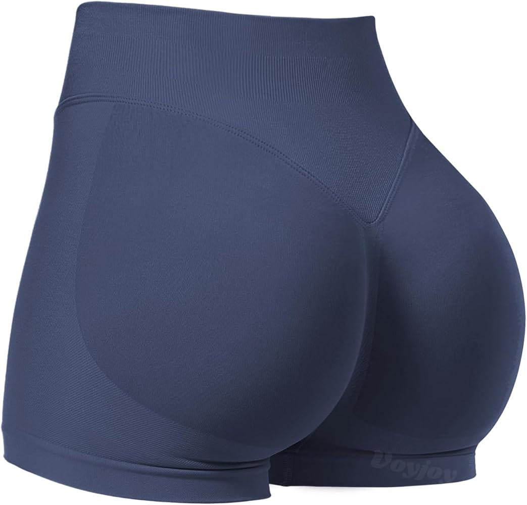 VOYJOY Women Workout Impact Shorts 2.5"/ 3.6"/ 4.5"/ 6" Scrunch Butt Lifting Gym Seamless Booty B... | Amazon (US)