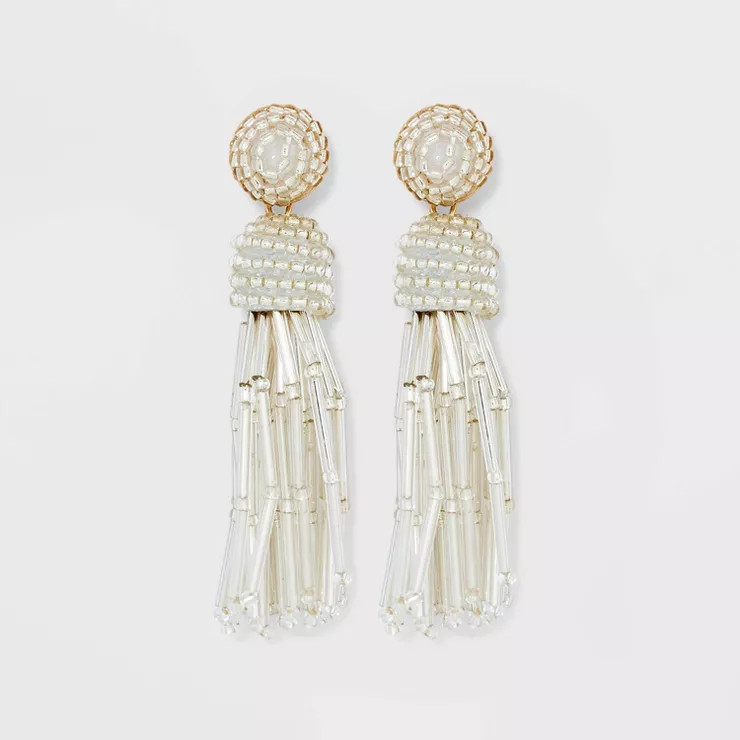 SUGARFIX by BaubleBar Beaded Tassel Statement Earrings | Target