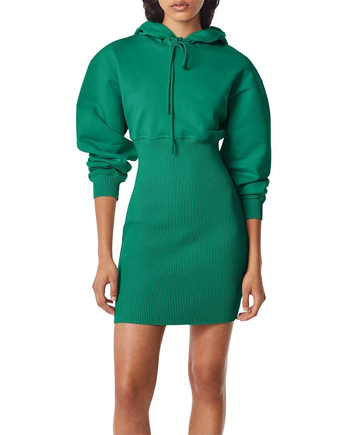 Ribbed Hoodie Sweatshirt Mini Dress | Bloomingdale's (US)